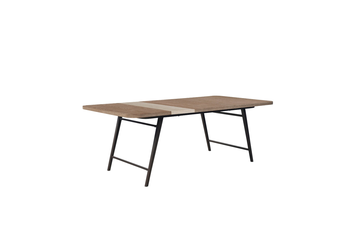 Toffee Assymetrical Stone Slab Dining Table
