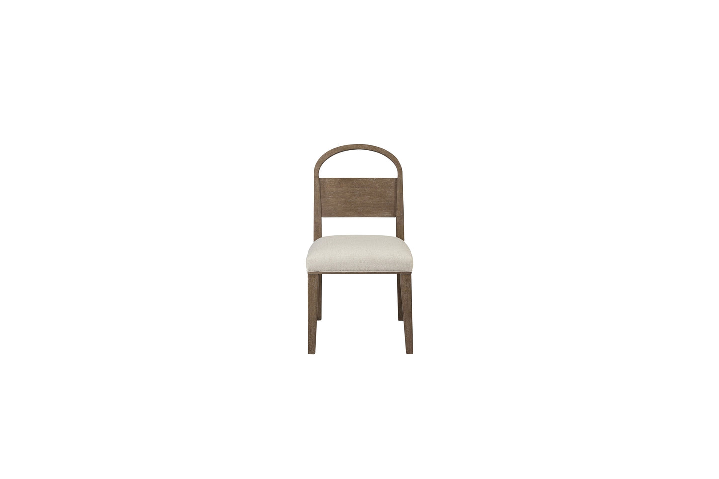 Cocoa Wood Arch Back Chair