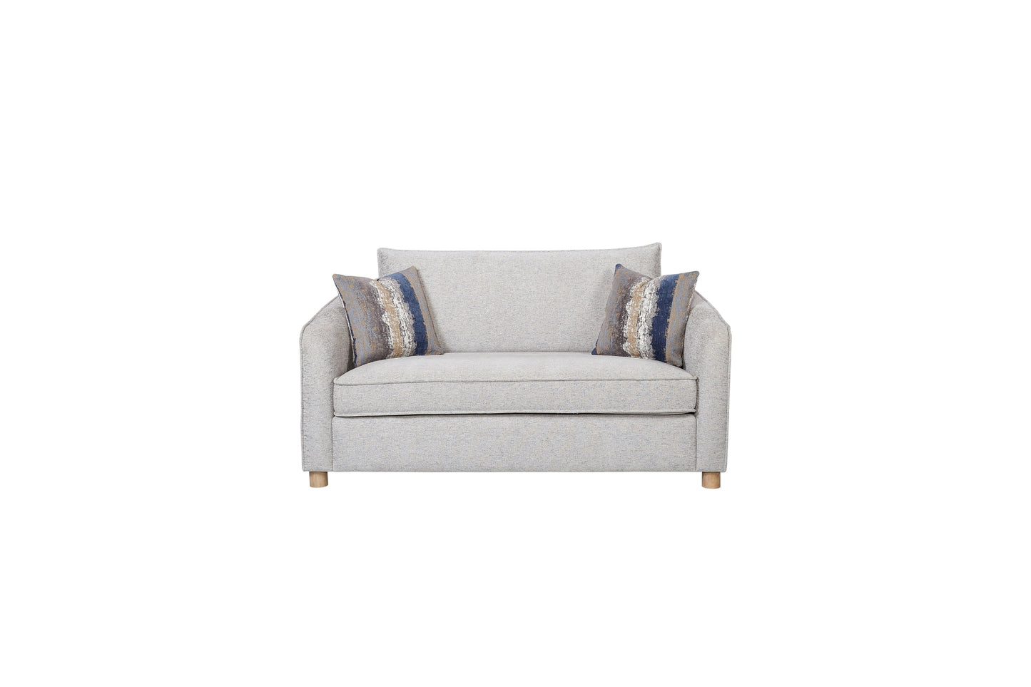 Sand Loveseat with 2 Down Pillows