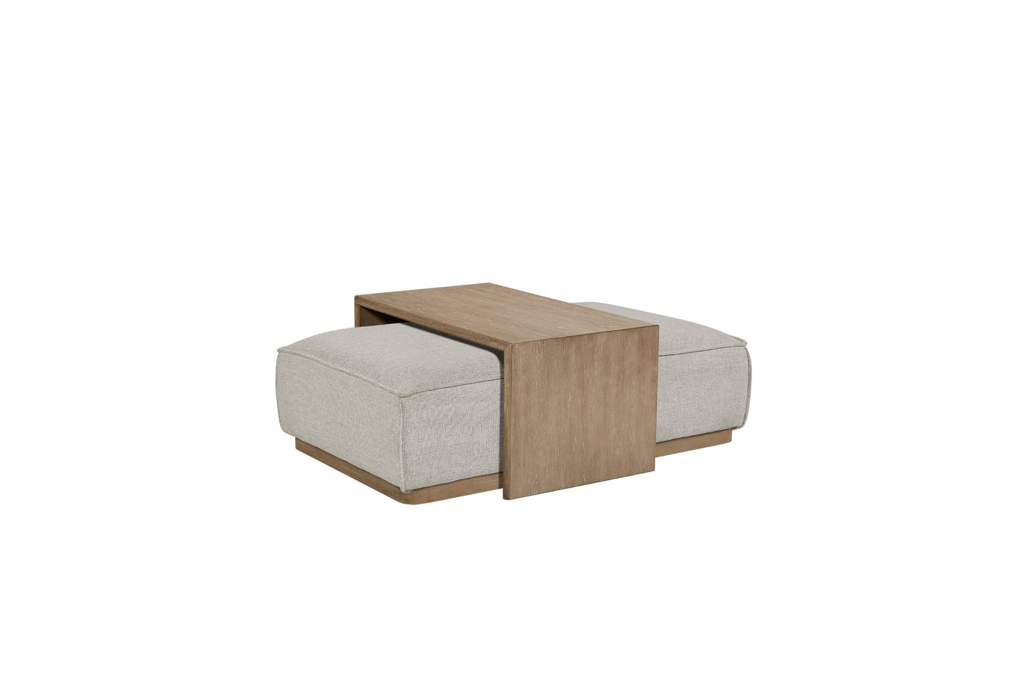 Grey Ottoman & Tray Tables