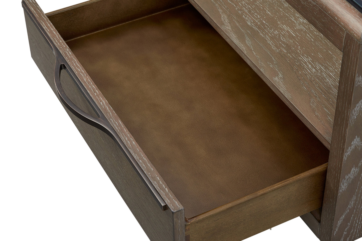 Cocoa Glass Top Cocktail Table