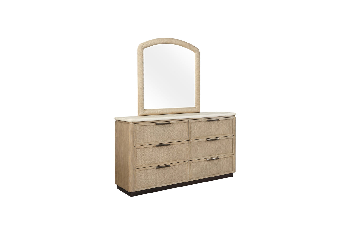 Toffee Dresser with Rope Drawer Fronts