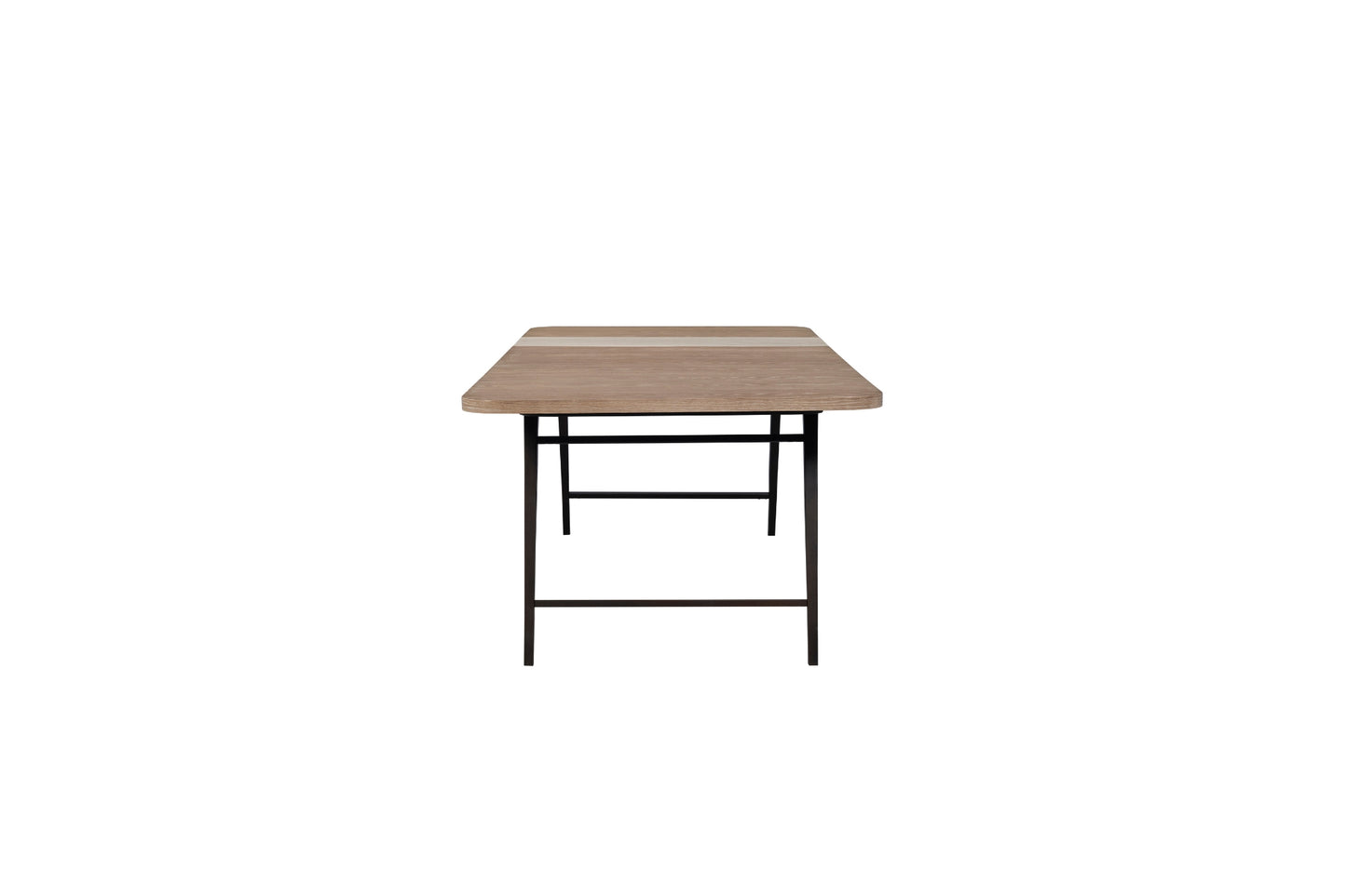 Toffee Assymetrical Stone Slab Dining Table