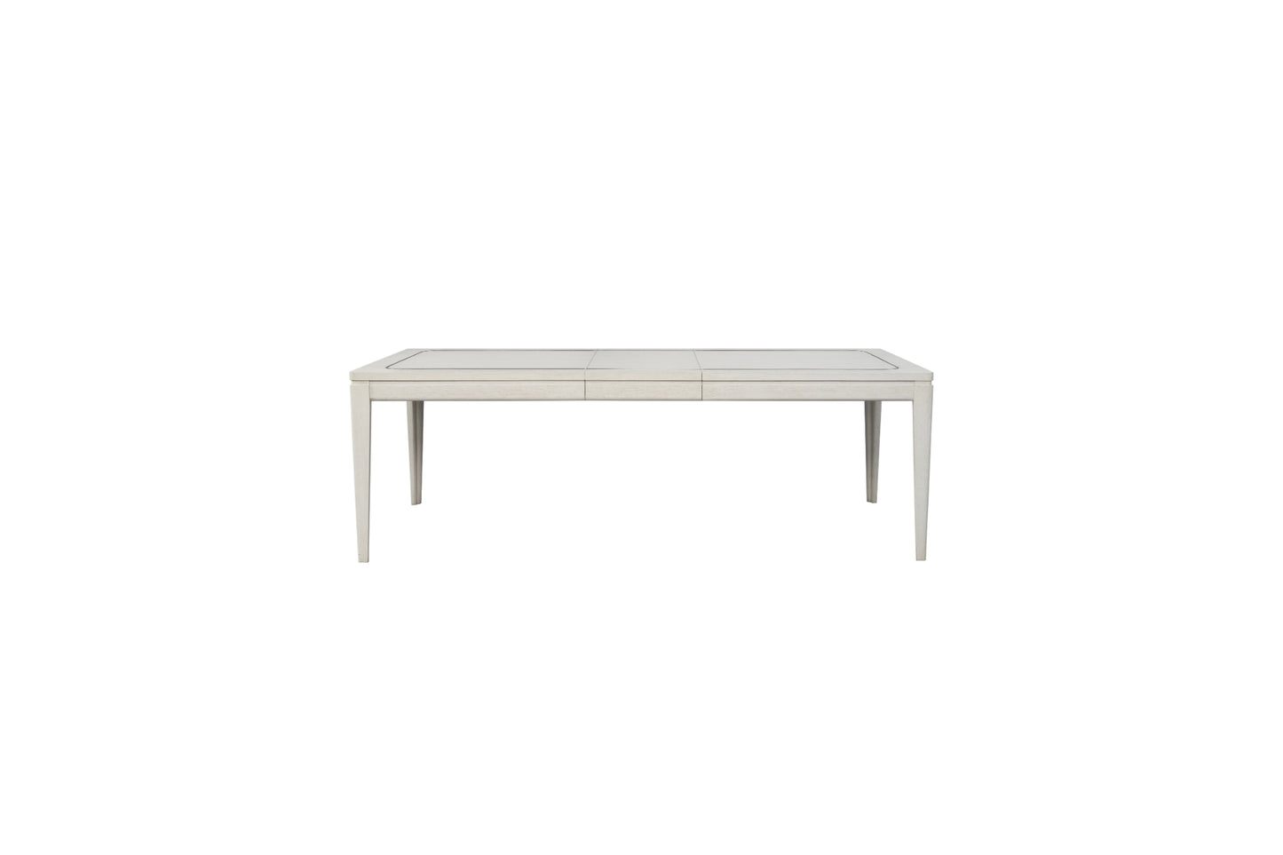 Vanilla Leg Table with Metal Inlay