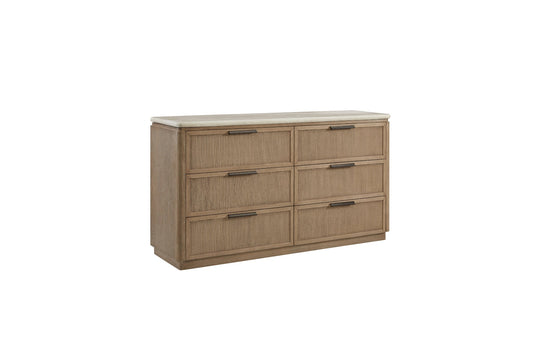 Toffee Dresser with Rope Drawer Fronts